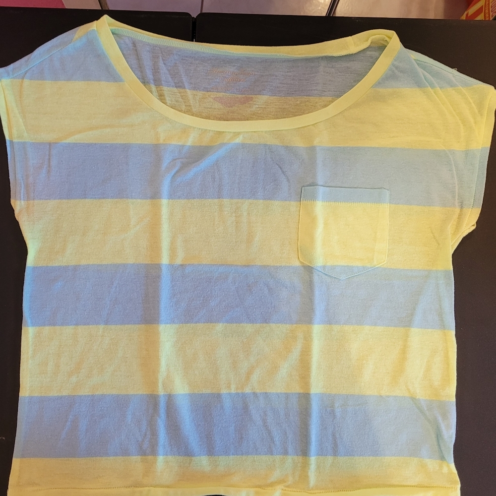 COPY - American Eagle Crop Stripped Shirt